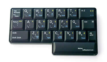 half-keyboard